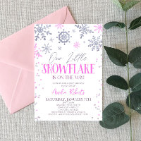Our Little Snowflake Winter Wonderland Baby Shower