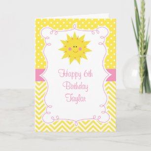 Our little Sunshine Birthday  Card