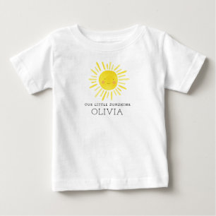 Our Little Sunshine Birthday Party  Baby T-Shirt