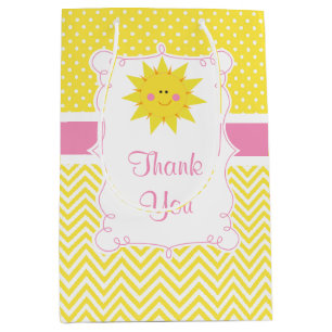 Our little Sunshine Birthday Thank You Medium Gift Bag