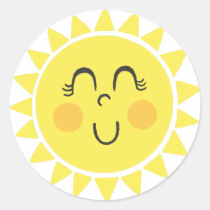 Our Little Sunshine Classic Round Sticker