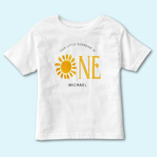 Our Little Sunshine Is One 1st Birthday  Toddler T-Shirt