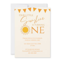 Our Little Sunshine is Turning One