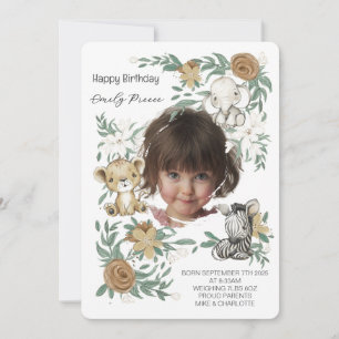 Our Little Sunshine’s Birthday Bash Invitation