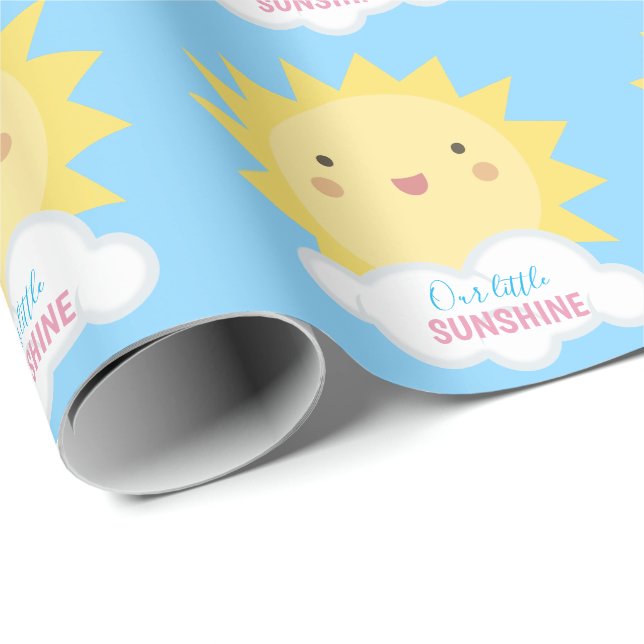 Our Little Sunshine Sun Wrapping Paper (Roll Corner)