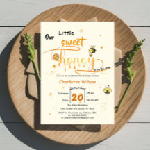 Our Little Sweet Honey Is On The Way Baby Shower