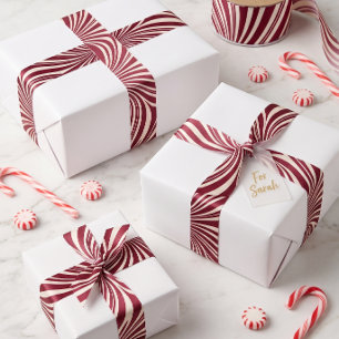 Our Little Sweetheart Baby Shower Candy Cane Satin Ribbon