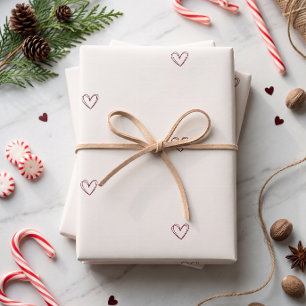 Our Little Sweetheart Candy Cane Wrapping Paper Sheet