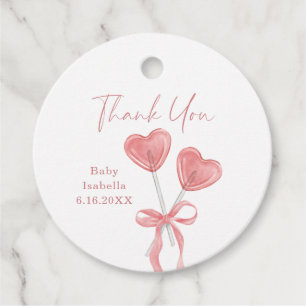 Our Little Sweetie Valentine Baby Shower Favour Ta Tags