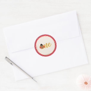 Our Little Turkey is Turning ONE Sticker - TD