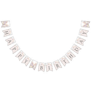 Our Little Wildflower 1st Birthday Banner