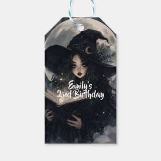 our little witch is turning 2 || gift tags