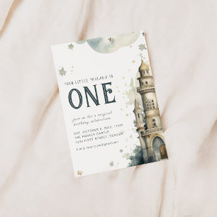 Our Little Wizard Witch is One Invitation
