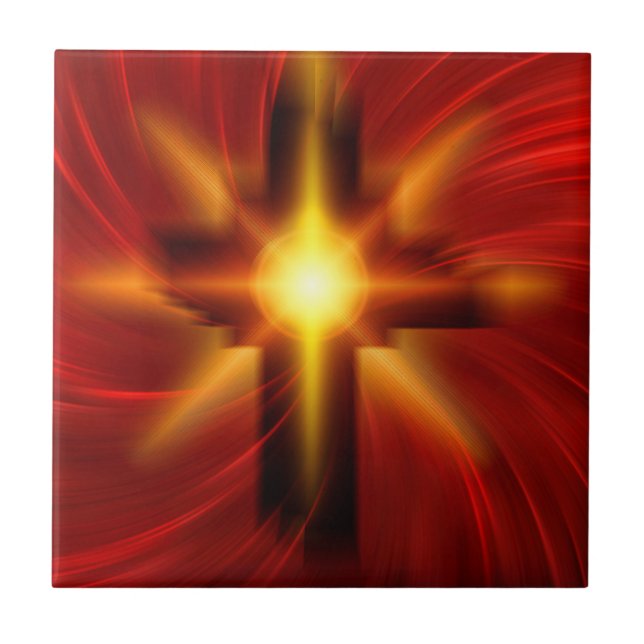 Our Lord and Saviour Jesus Christ Ceramic Tile (Front)