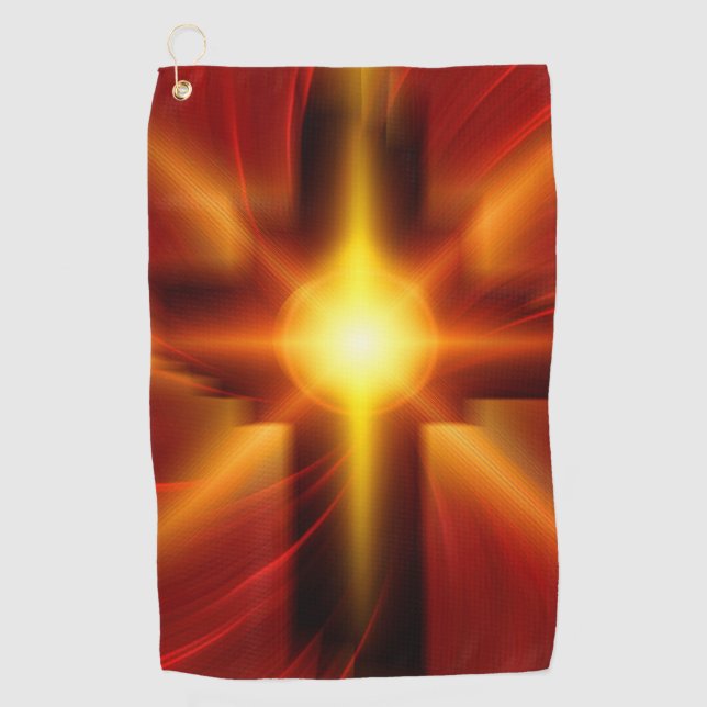 Our Lord and Saviour, Jesus Christ Golf Towel (Front)