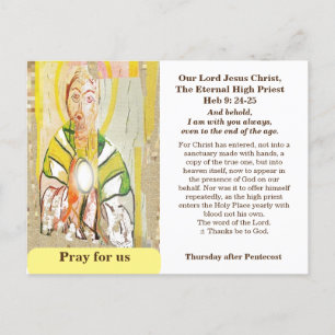 Our Lord Jesus Christ Holiday Postcard