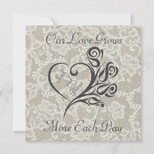 Our Love Grows Invitation