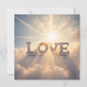 Our Love Is Heaven Sent Holiday Card