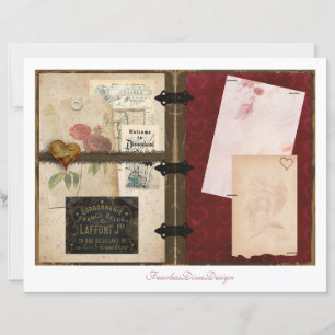 Our Love Junk Journal Pages 3 & 4