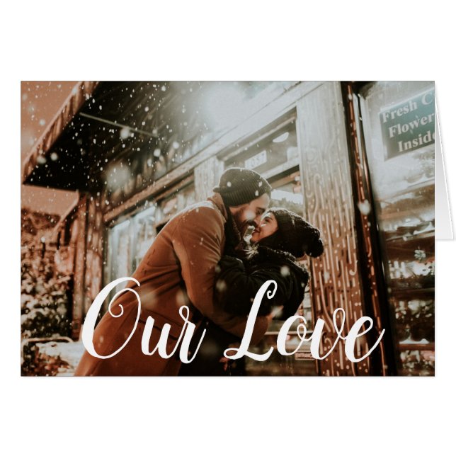 Our Love Photo Valentine's (Front Horizontal)
