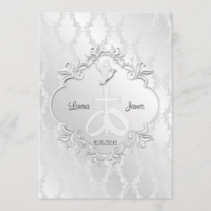 Our Love Religious Wedding Invitation