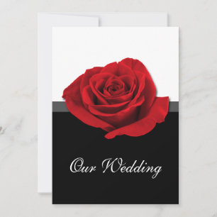 Our Love Rose ~ Wedding Invitations