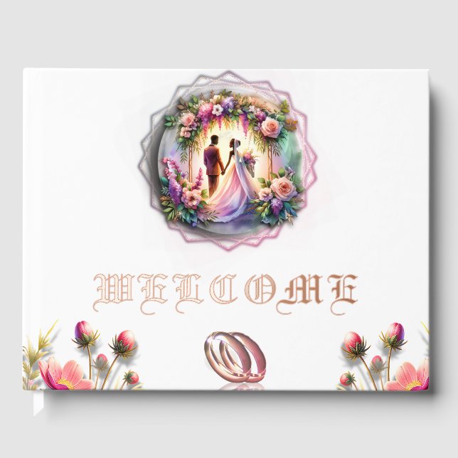 Our Love Shine Brighter Than The Moon  Guest Book (Front)