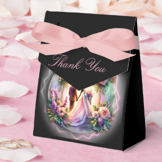 Our Love Shines Brighter Than The Moon Wedding Favour Box