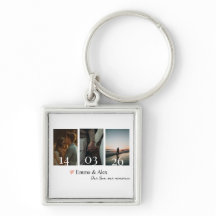 Our Love Story Custom Date Photo Collage