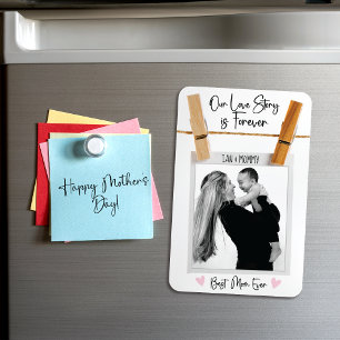 Our Love Story   Hanging Photo   Mum Magnet Gift