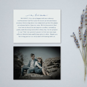 Our Love Story In Love In Christ Christian Enclosure Card