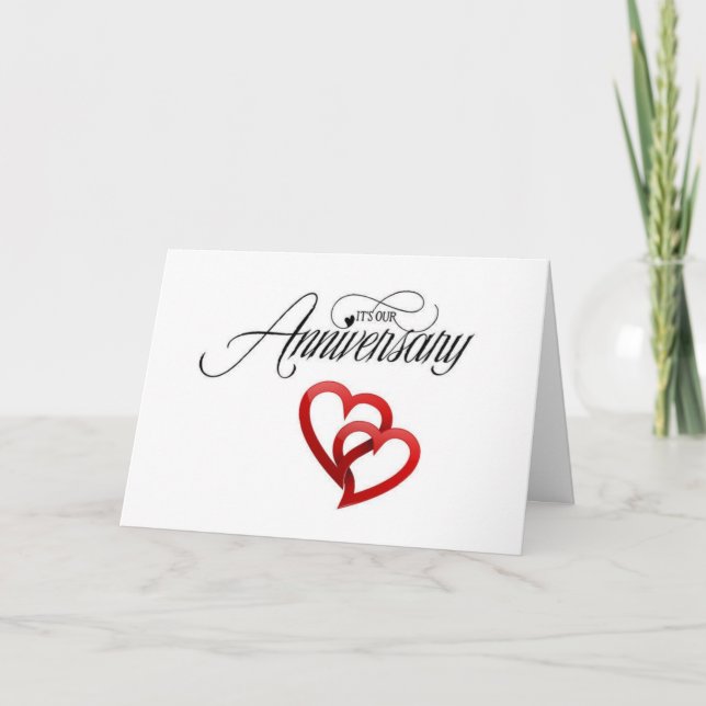 OUR "LOVE STORY" IS THE BEST LOVE STORY ANNIVERSAS CARD (Front)