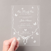 Our Lovely One Baby Shower Invitation