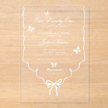 Our Lovely One Baby Shower Invitation
