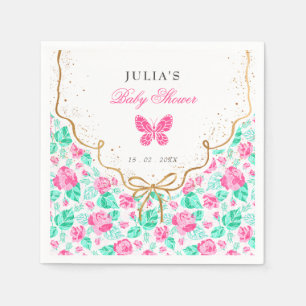 Our Lovely One Baby Shower Napkin