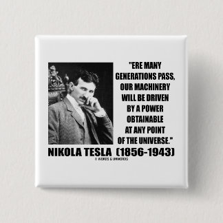 Our Machinery Will Be Driven By A Power Obtainable 15 Cm Square Badge