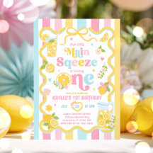 Our Main Squeeze Lemon 1st Birthday Party