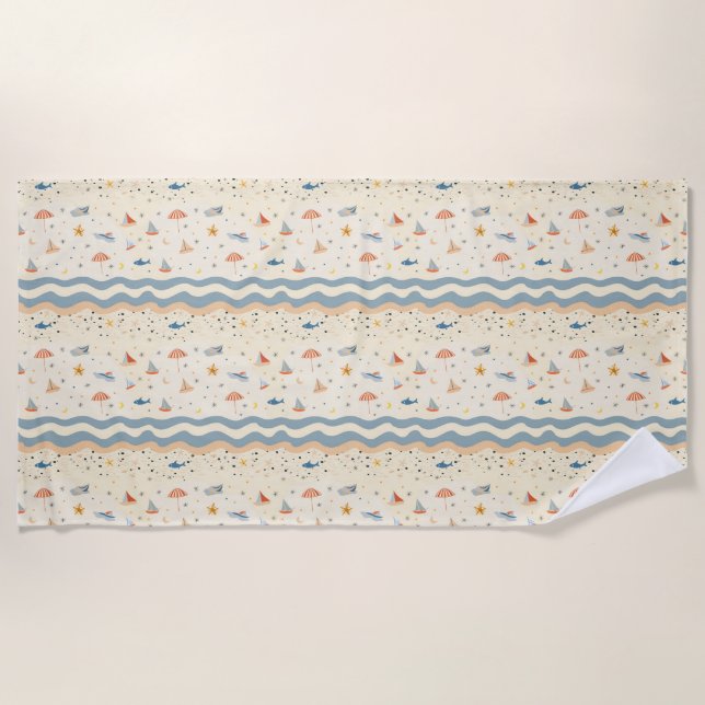 Our Memories Of The Ocean Will Linger On Beach Towel (Front)