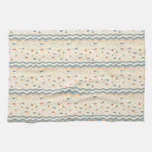 Our Memories Of The Ocean Will Linger On Tea Towel