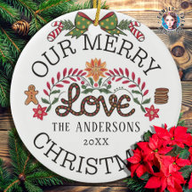 Our Merry LOVE Christmas Personalised Family 