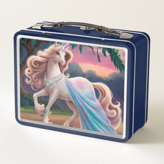  our metal unicorn lunch box (Back)