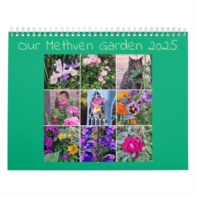 Our Methven Garden 2025 Calendar (Cover)