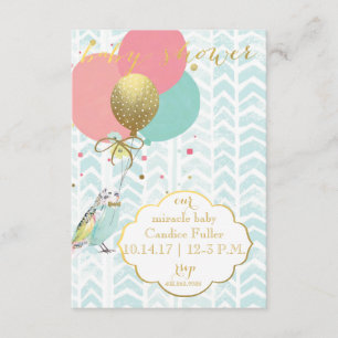 Our Miracle Baby - Shower Invitation