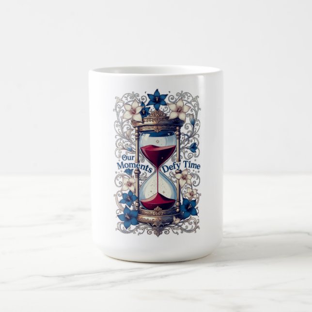 Our Moments Defy Time Hourglass Gifts T-Shirt Coffee Mug (Center)