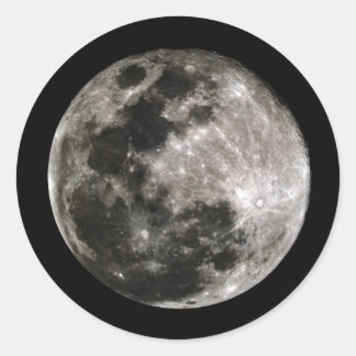 Our Moon Classic Round Sticker
