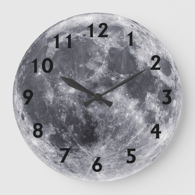 Our Moon Large Clock (Front)