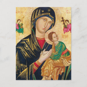 Our Mother Mother Virgin Mary of Perpetual Help Postcard
