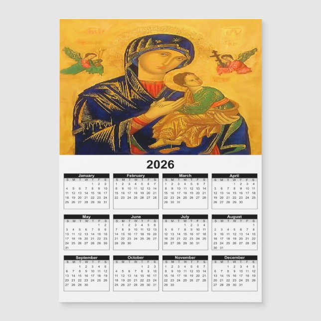 Our Mother of Perpetual Help 2026 Calendar (Front)
