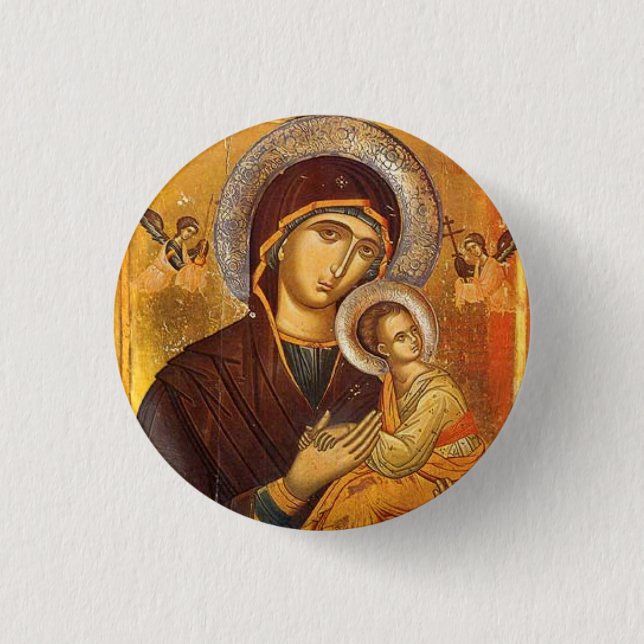 Our Mother of Perpetual Help 3 Cm Round Badge (Front)
