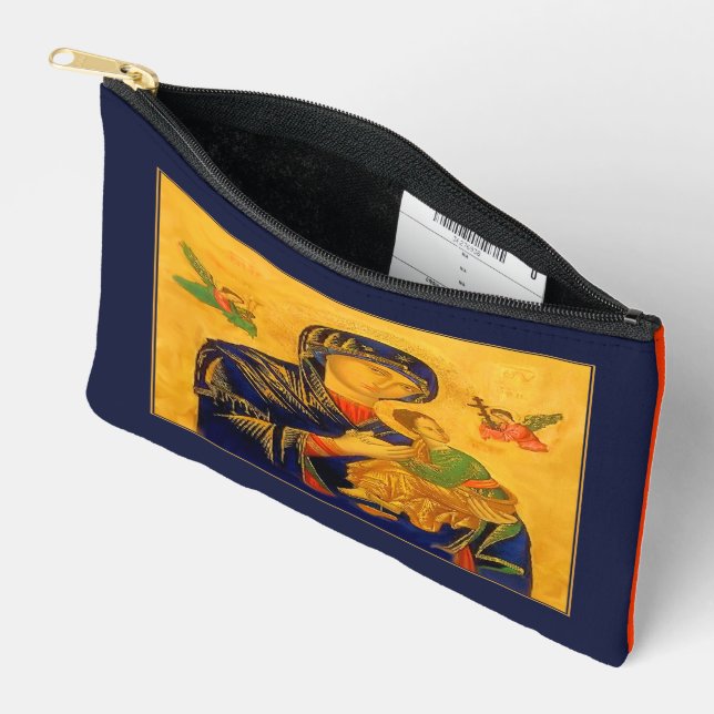 Our Mother of Perpetual Help Accessory Pouch (Open)